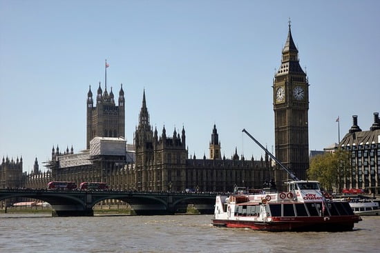 cabine rosse a Londra - Houses of Parliament, Londra