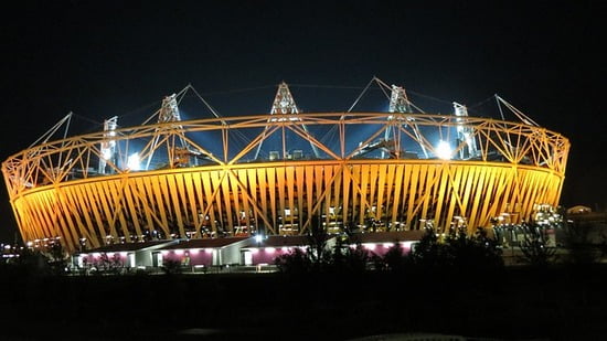 giornata di calcio a Londra - Stadio Olimpico a Londra