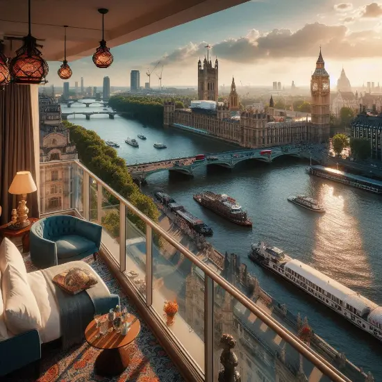 cosa controllare hotel a Londra - hotel londra con balcone e vista panoramica