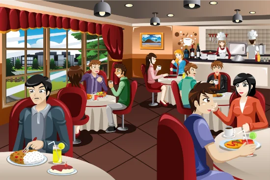 Mangiare al ristorante