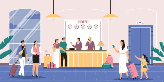 cosa controllare hotel a Londra - Reception Hotel (2)