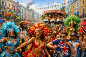 Carnevale di Notting Hill: colori, musica e vibrazioni caraibiche nel cuore di Londra