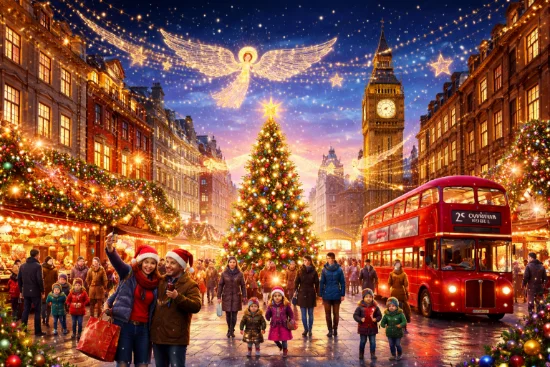 Natale a Londra con luci e magia