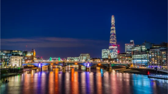 Fiume Tamigi a Londra