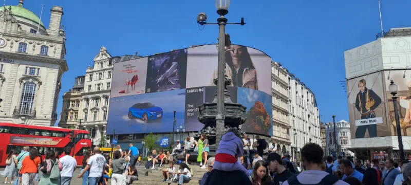 West End a Londra - piazza Piccadilly Circus a Londra
